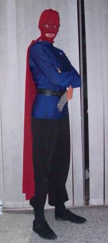 Picture of Rebekah in superhero costume