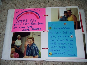 Another graduation album page