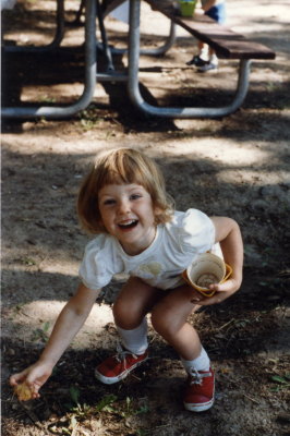 Rebekah at 3--she almost has a whole head of hair