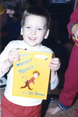 Rebekah at 3 1/2--and completely bald