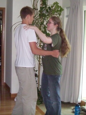 Lynette and John dancing