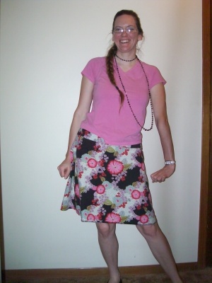 Me in short skirt