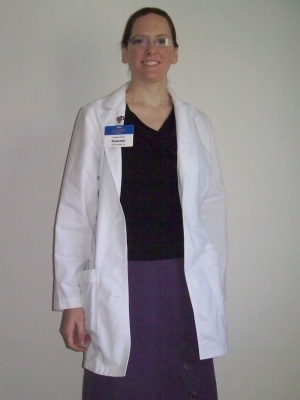 Me in my lab coat