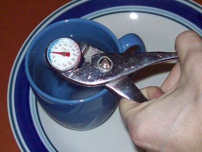 Newly calibrated thermometer