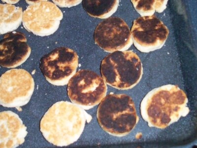 Burnt biscuits