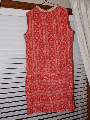 Orange 20s Dress