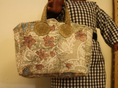 Addie doll with carpetbag