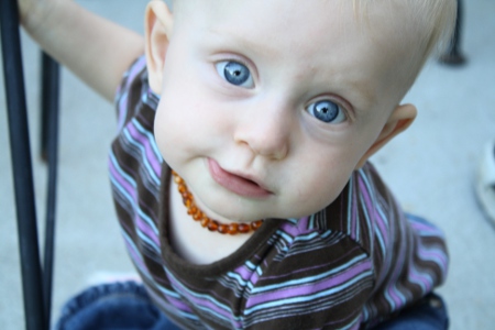 Little Miss looking at camera