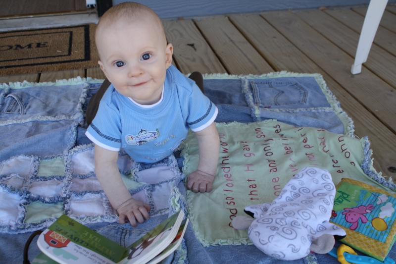 Louis hangs out on the front porch