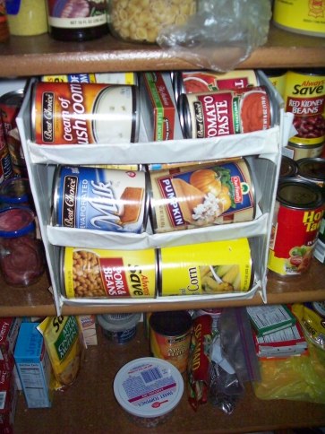 cardboard can rack